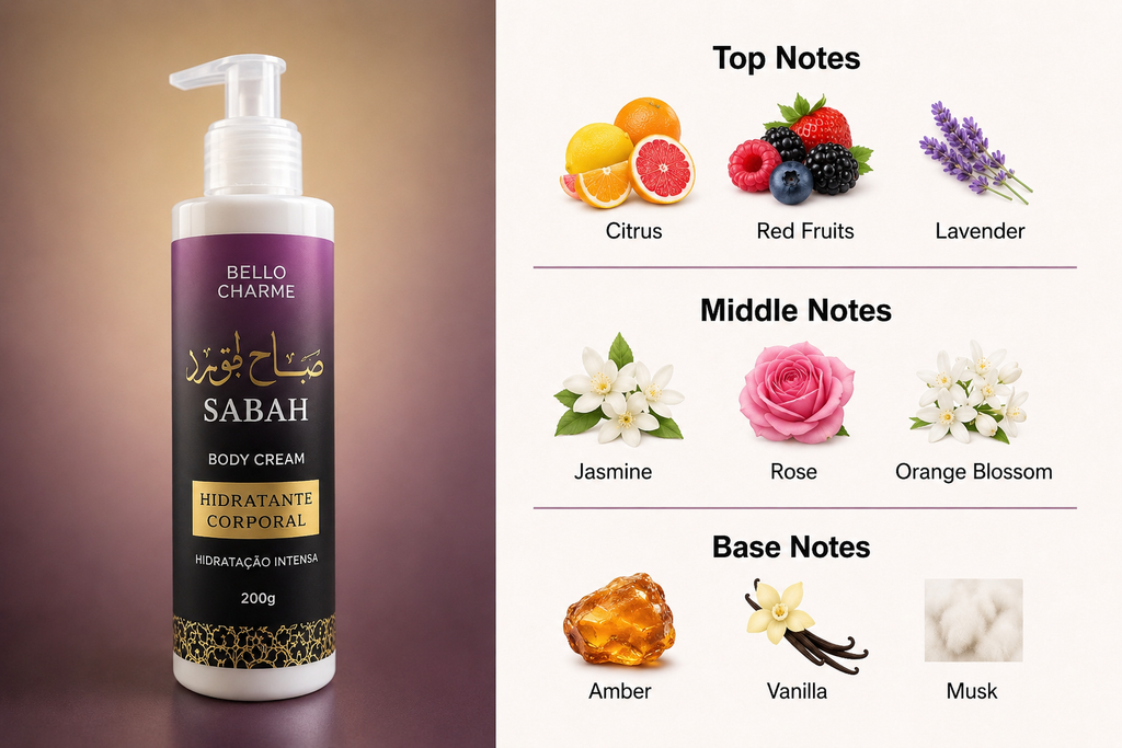 Hidratante Corporal Sabah – Bello Charme