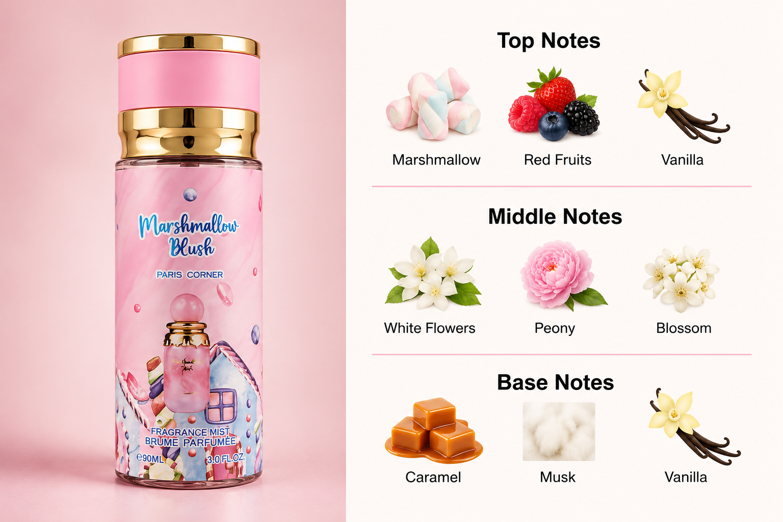 Body Splash Marshmallow Blush