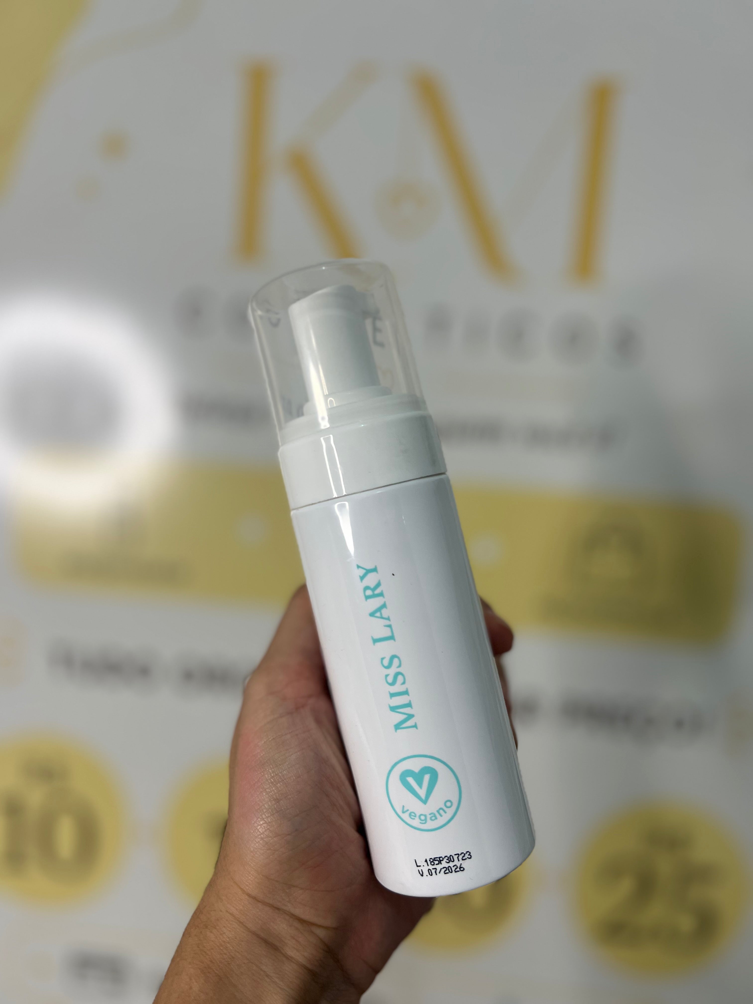 Espuma de Limpeza Facial Miss Lary – Vegano